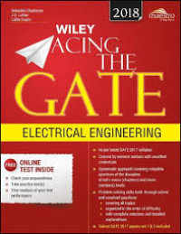 Image of WILEY ACING THE GATE
ELECTRICAL ENGINEERING