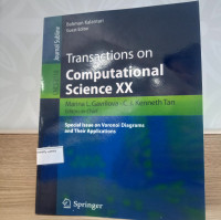 Image of Transaction on Computational Science XX