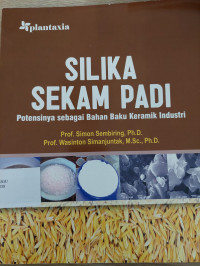 Silika Sekam Padi potensinya sebagai bahan baku keramik industri