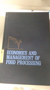Image of Economics And Management of Food Processing