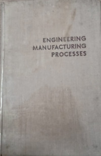 Image of ENGINEERING MANUFACTURING PROCESSES