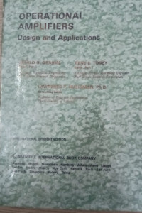 Image of OPERATIONAL AMPLIFIERS DESIGN AND APPLICATIONS