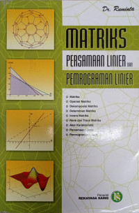 Image of Matriks Persamaan Linear dan Pemrograman Linear