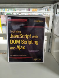 Image of BEGINNING JAVASCRIPT WITH DOM SCRIPTING AND AJAX