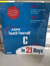 Image of sams teach yourself c in 21 days