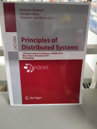 Image of PRINCIPLES OF DISTRIBUTED SYSTEM