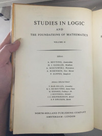 Image of Studies in Logic and The Foundations of Mathematics