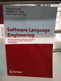 Image of SOFTWARE LANGUAGE ENGINEERING