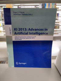 Image of ki 2013: advances in artifical intelligence