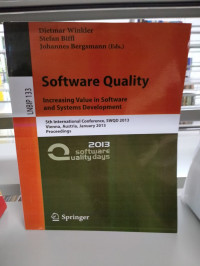 Image of SOFTWARE QUALITY INCREASING VALUE IN SOFTWARE AND SYSTEMS DEVELOPMENT