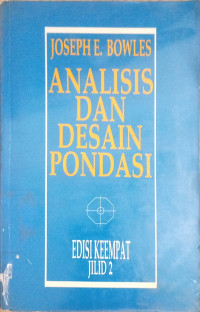 ANALISIS DAN DESAIN  PONDASI EDISI KEEMPAT JILID 2