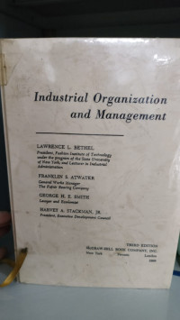 Image of Industrial Organization and Management