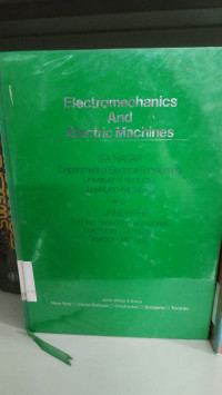 Image of ELECTROMECHANICS AND ELETRIC MACHINES