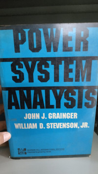 Image of POWER SYSTEM ANALYSIS