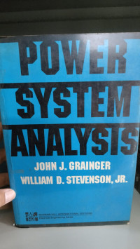 POWER SYSTEM ANALYSIS