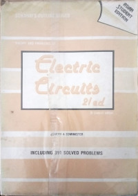 Image of ELECTRIC CIRCUIT 2/ED