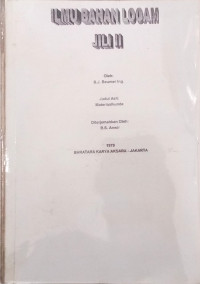 Image of ILMU BAHAN LOGAM JILID II