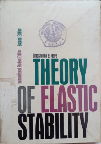Image of THEORY OF ELASTIC STABILITY