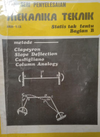 SERI PENYELESAIAN MEKANIKA TEKNIK, Statis tak tertentu Bagian B