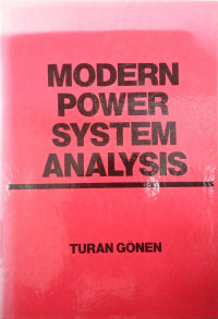 MODERN POWER SYSTEM ANALYSIS