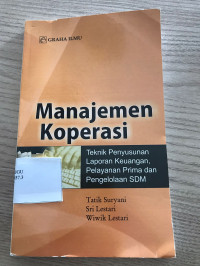 manajemen koperasi