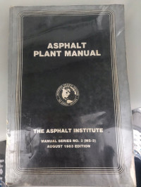 Image of ASPHALT PLANT MANUAL