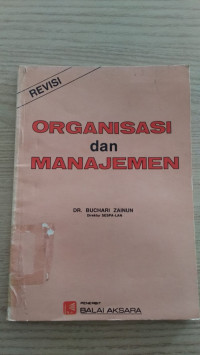 Image of Organisasi dan Manajemen