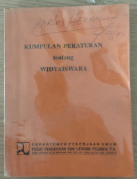 kumpulan peraturan tentang widyaiswara