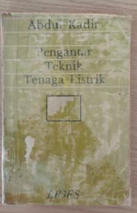 Image of Pengantar Teknik Tenaga Listrik