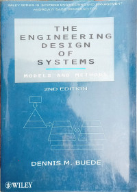 Image of THE ENGINEERING DESIGN OF SYSTEM : MODELS AND METHODS