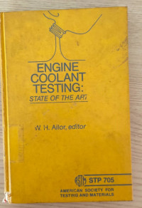 Engine Coolant Testing: State Of The Art