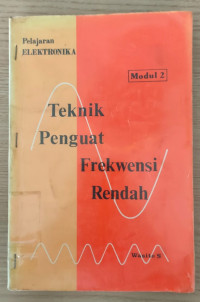 Image of Teknik Penguat Frekuwensi Rendah
