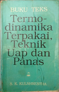 Image of Termo-dinamika Terpakai, Teknik Uap dan Panas