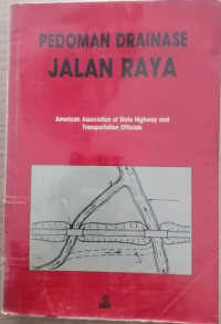 PEDOMAN DRAINASE JALAN RAYA