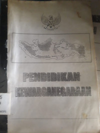 PENDIDIKAN KEWARGANEGARAAN