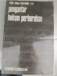 Image of Pengantar Hukum Perburuhan