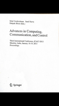 Image of ADVANCES IN COMPURING, COMMUNICATION, AND CONTROL