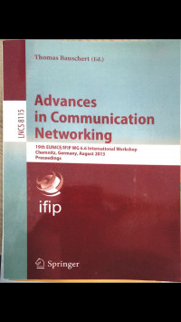 Image of ADVANCES IN COMMUNICATION NETWORKING