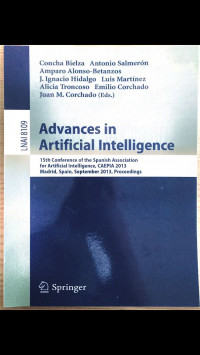 Image of ADVANCES IN ARTIFICAL INTELLIGENCE