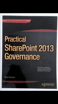 Image of PRACTICAL SHAREPOINT 2013 GOVERNANCE