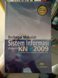 Image of Berbagai Makalah Sistem Informasi Dalam KNSI 2009