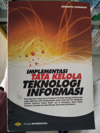 IMPLEMENTASI TATA KELOLA TEKNOLOGI INFORMASI