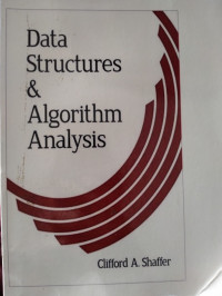 Image of Data Structures & Algorithm Analysis