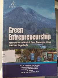 Image of green entrepreneurship konsep dan aplikasi di desa eduwisata hijau sukunan yogyakarta