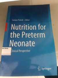 Image of nutrition for the preterm neonate
