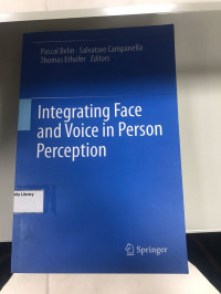 Image of Integrating Face and Voice in Person Perception