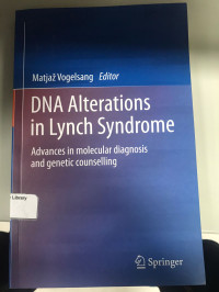 DNA alterations in lynch syndrome