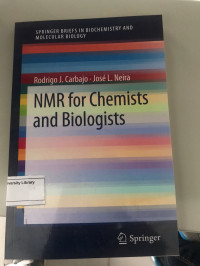 NMR for chemists and biologists