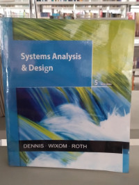 Image of SYSTEMS ANALYSIS & DESIGN