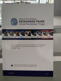 panduan pembelajaran kesadaran pajak untuk pendidikan tinggi